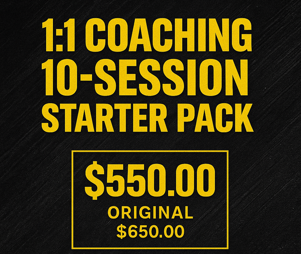 1:1 Coaching - 10-Session Starter Pack