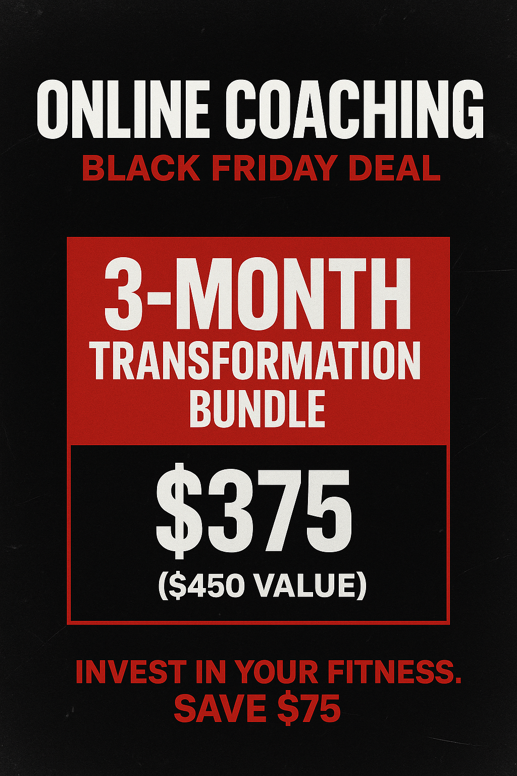 Online Coaching - 3-Month Bundle